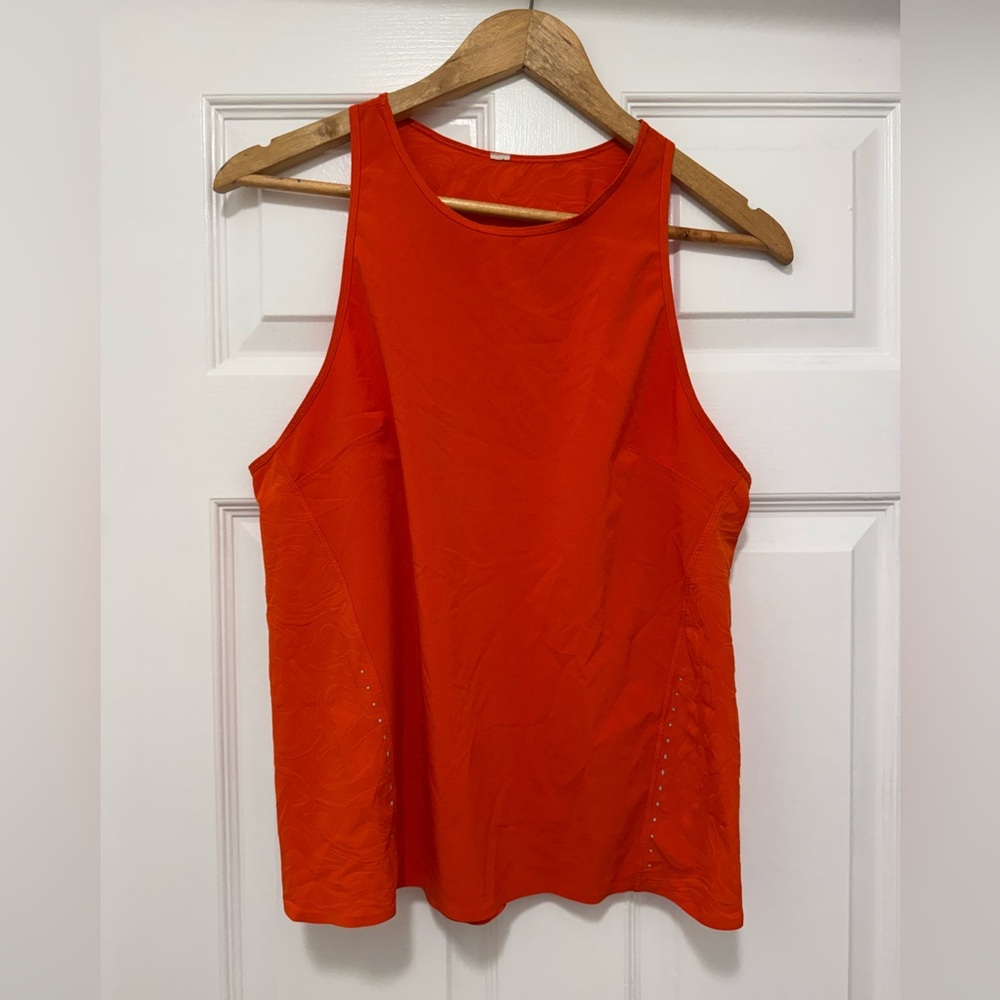 Lululemon Athletica Vibrant Orange Tank Top